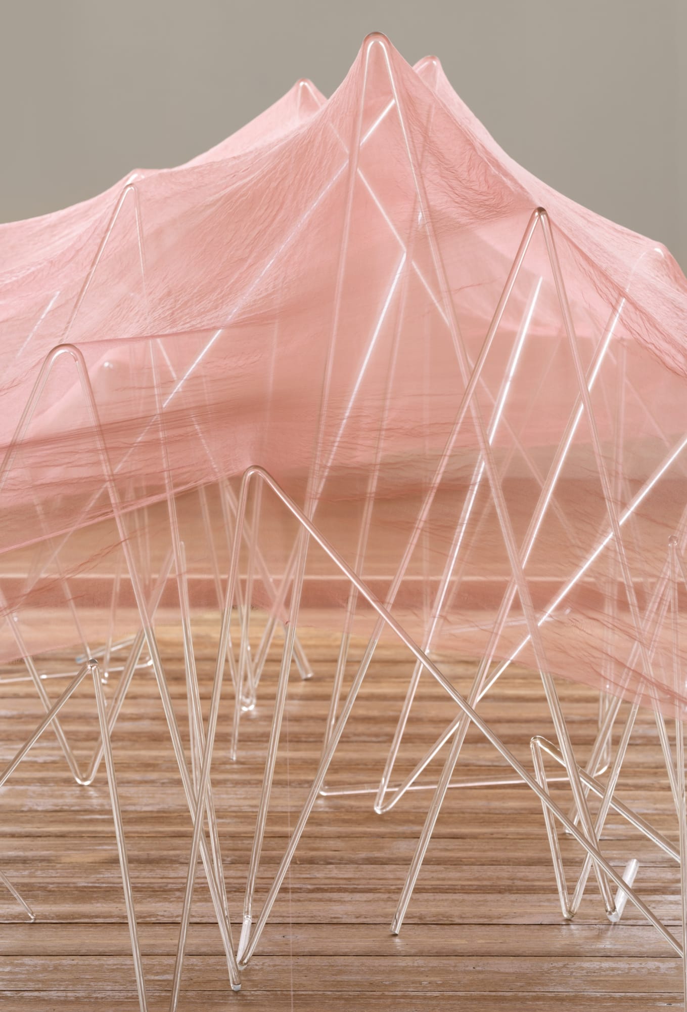 Installation view, Tove Storch, Glassy Eyes, 2024-25. Glass – Museum of Glass Art. Photo: David Stjernholm