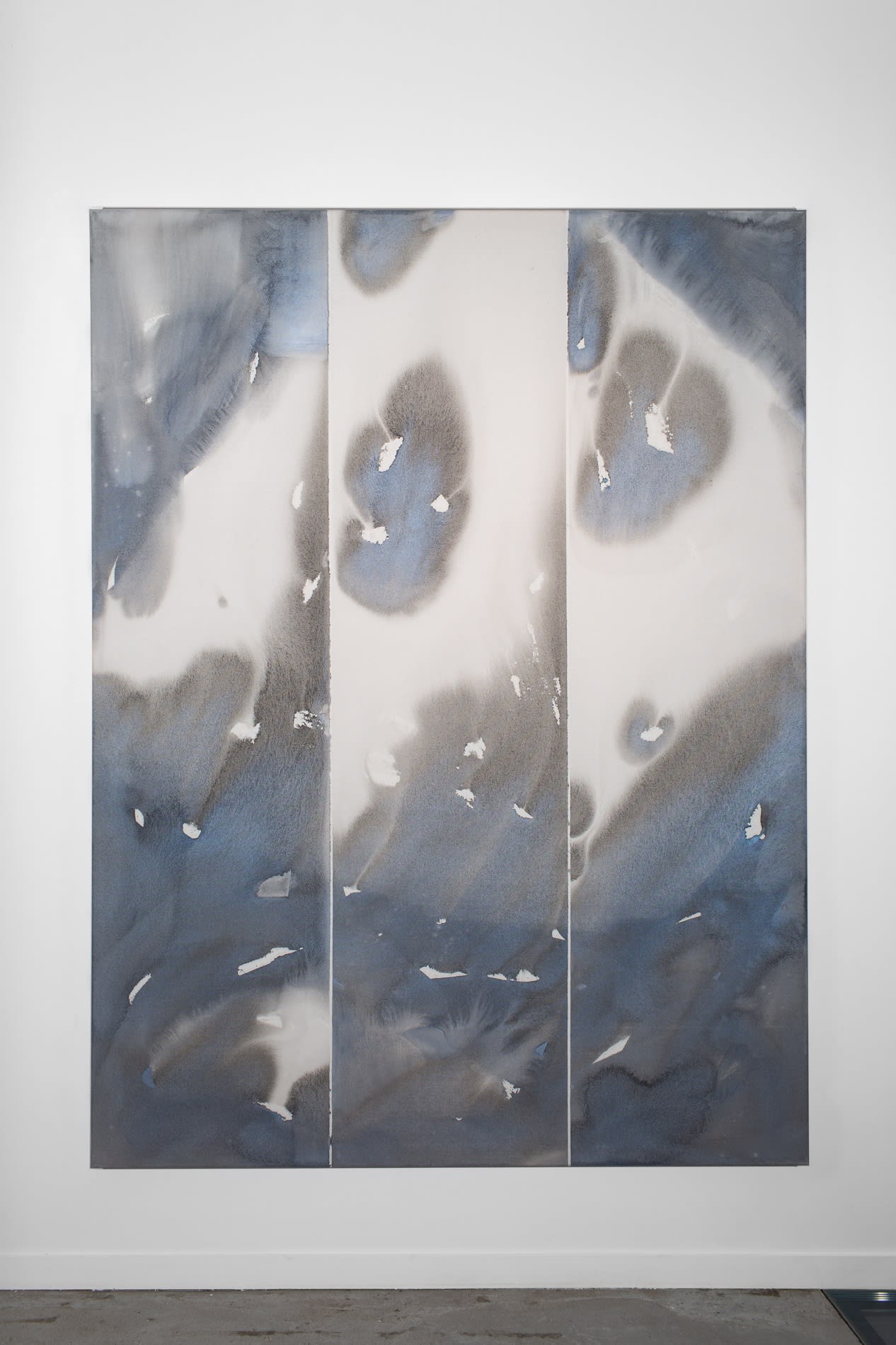 Agathe de Bailliencourt 78 - 05.06.23, 2023 Acrylic on raw cotton 200 x 150 cm