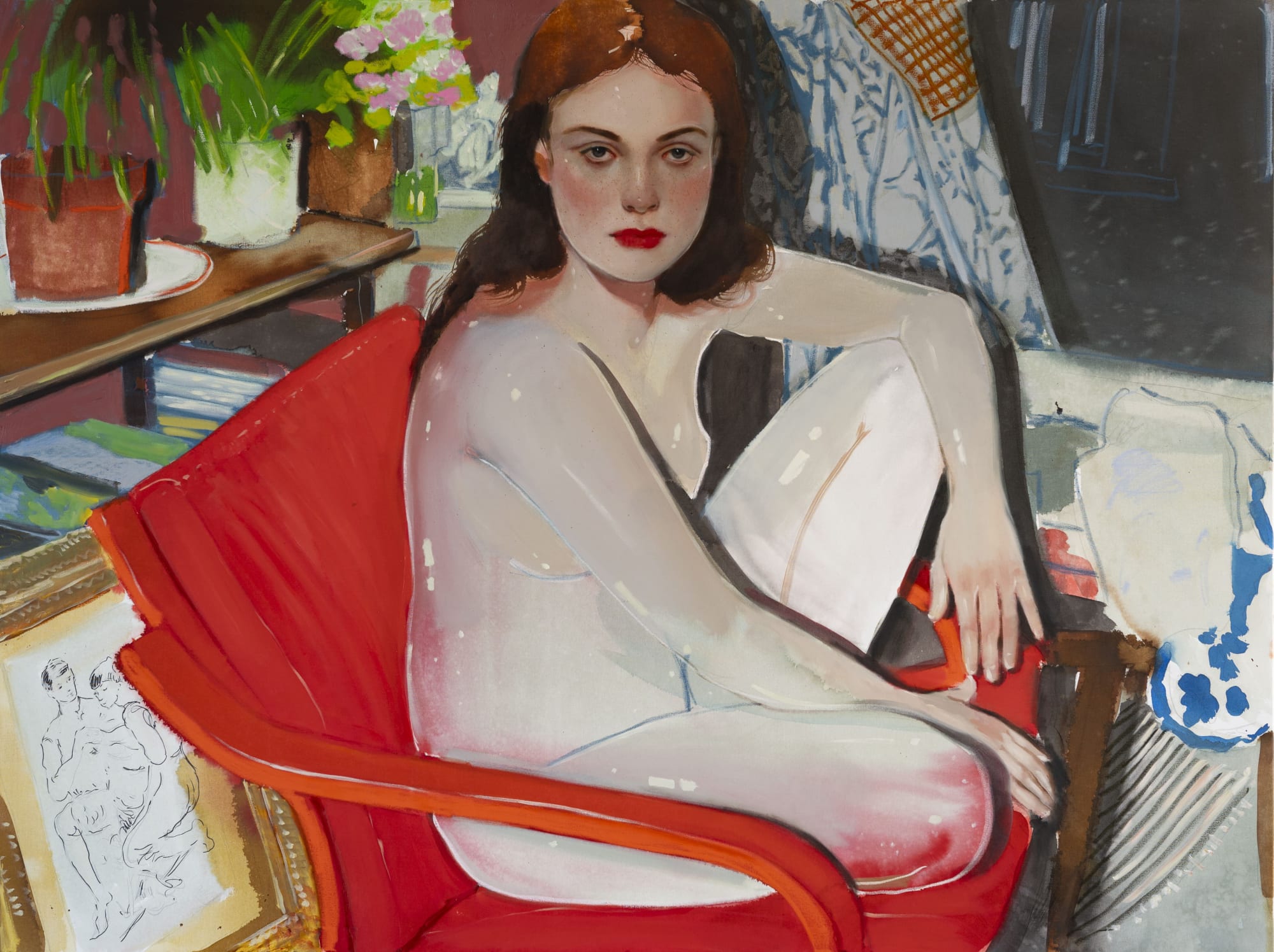 Adéla Janská, Red chair, 2024