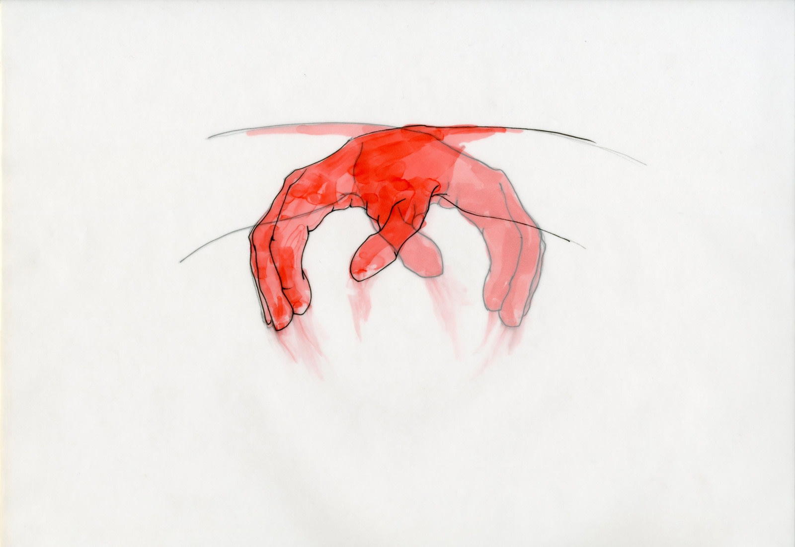 Mashkara #73 2014 graphite and marker on layers of paper 35.6 x 43 cm