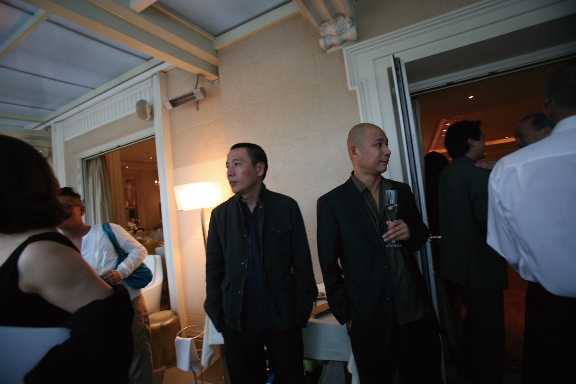 Xue Song and Fang Li Jun at the opening banquet of the exhibition in Greece National Museum of Art in 2008