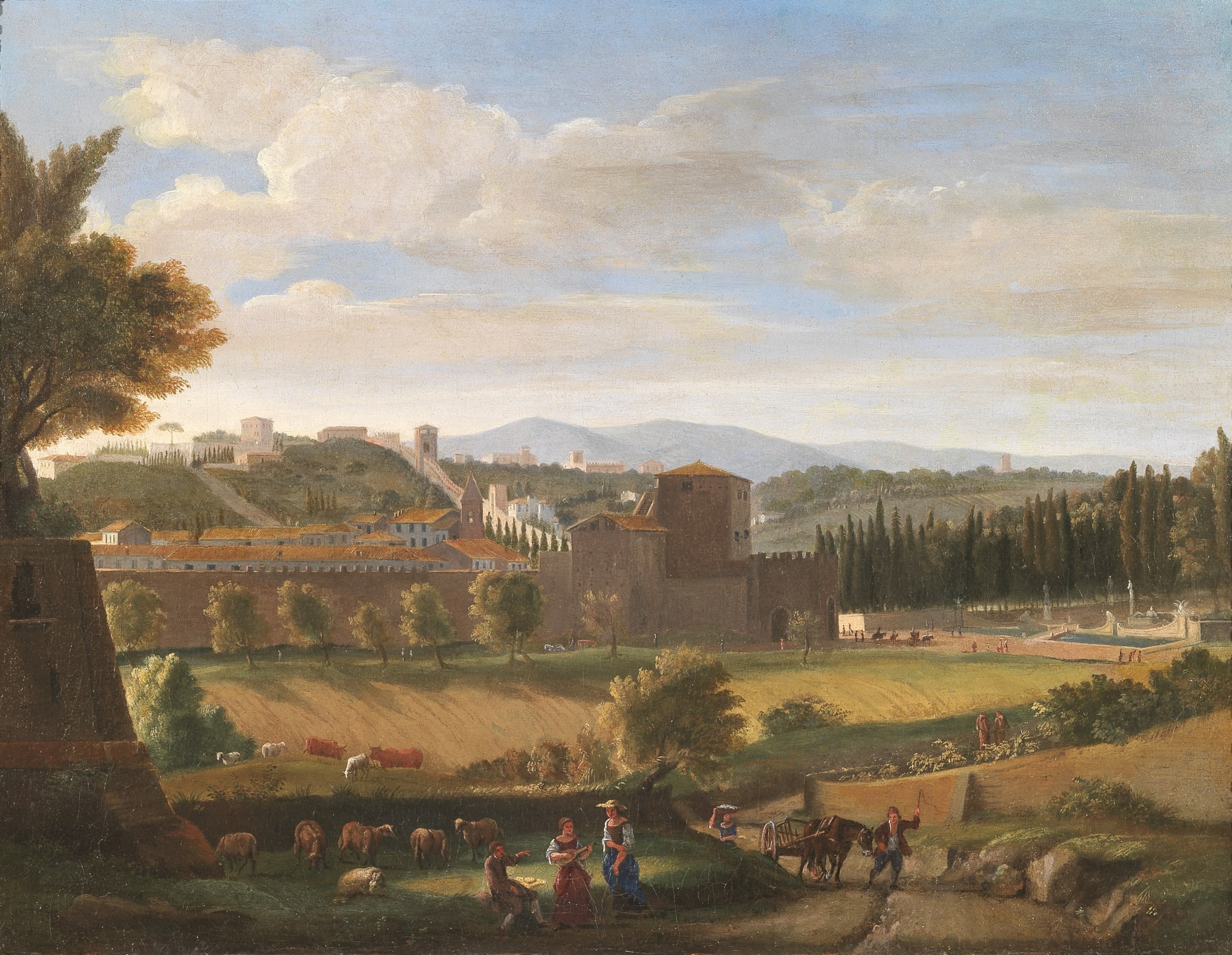 Gaspar van Wittel View of Florence, Porta Romana