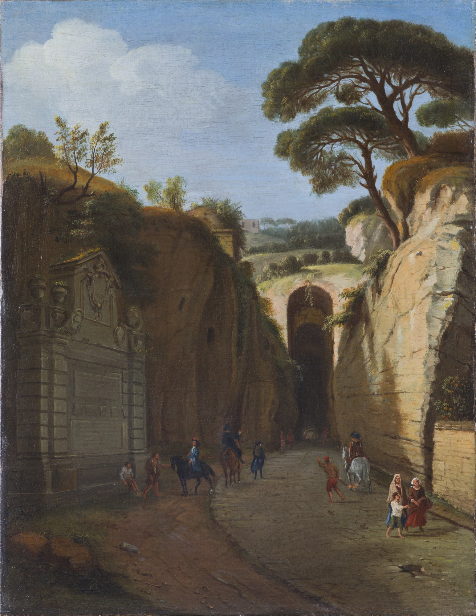 GASPAR VAN WITTEL The Grotto of Posillipo