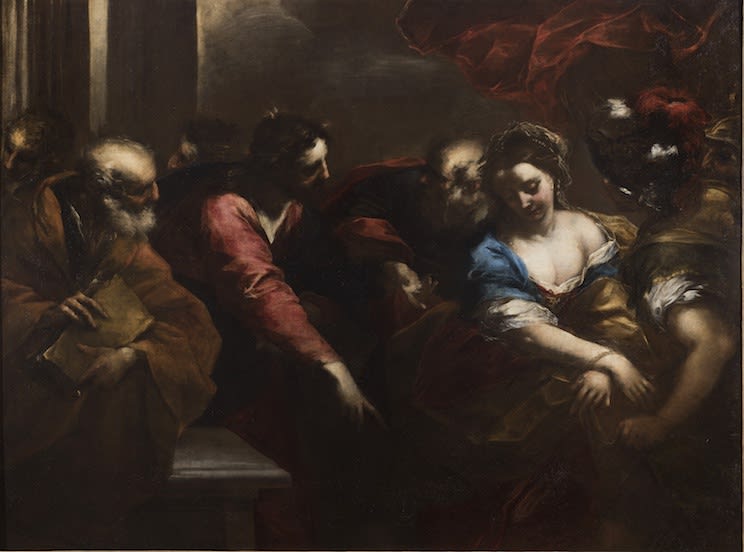 VALERIO CASTELLO Christ and the Adulteress