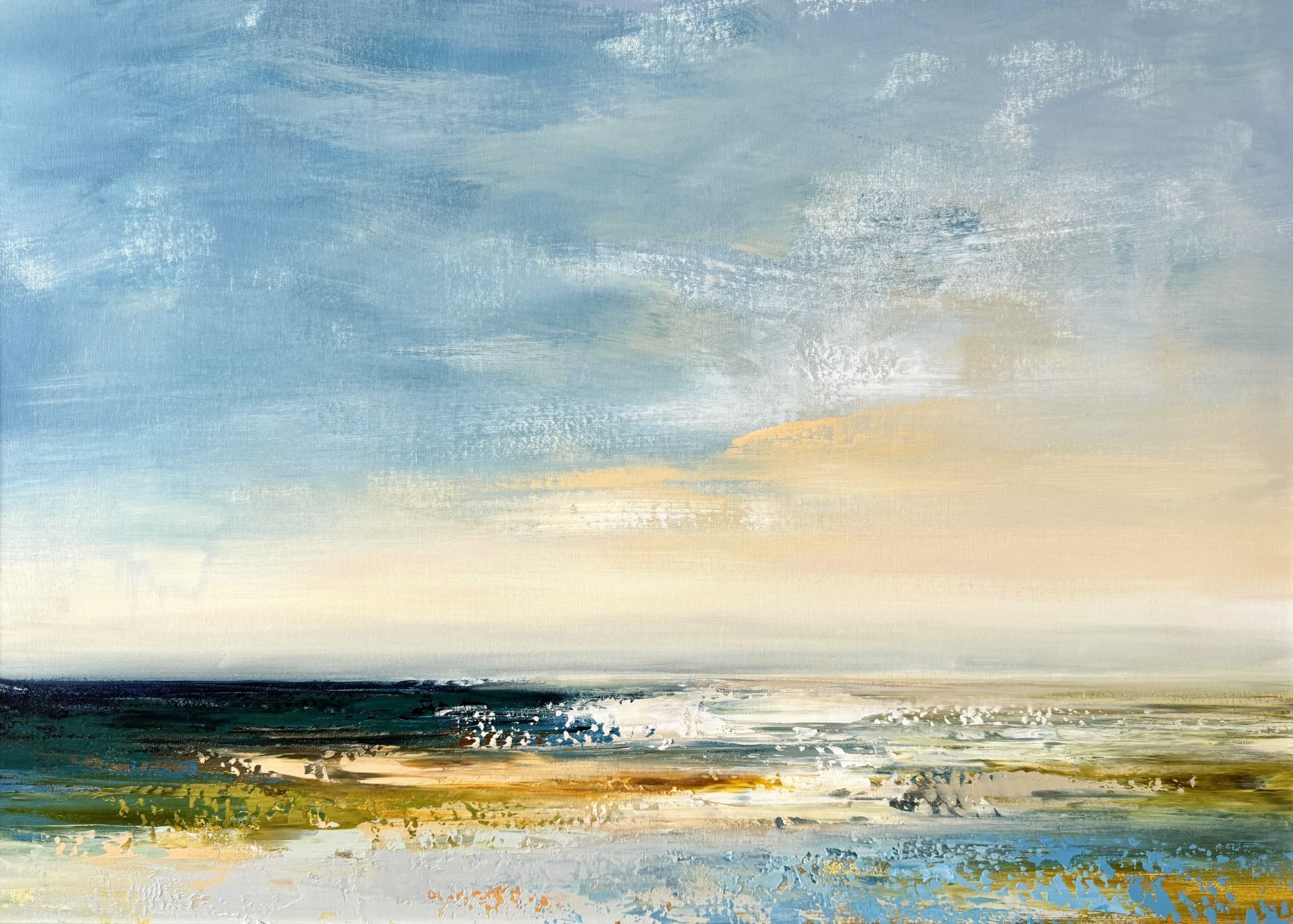 Clare Emily Windswept 65 x 85cm Acrylic on board £1,260