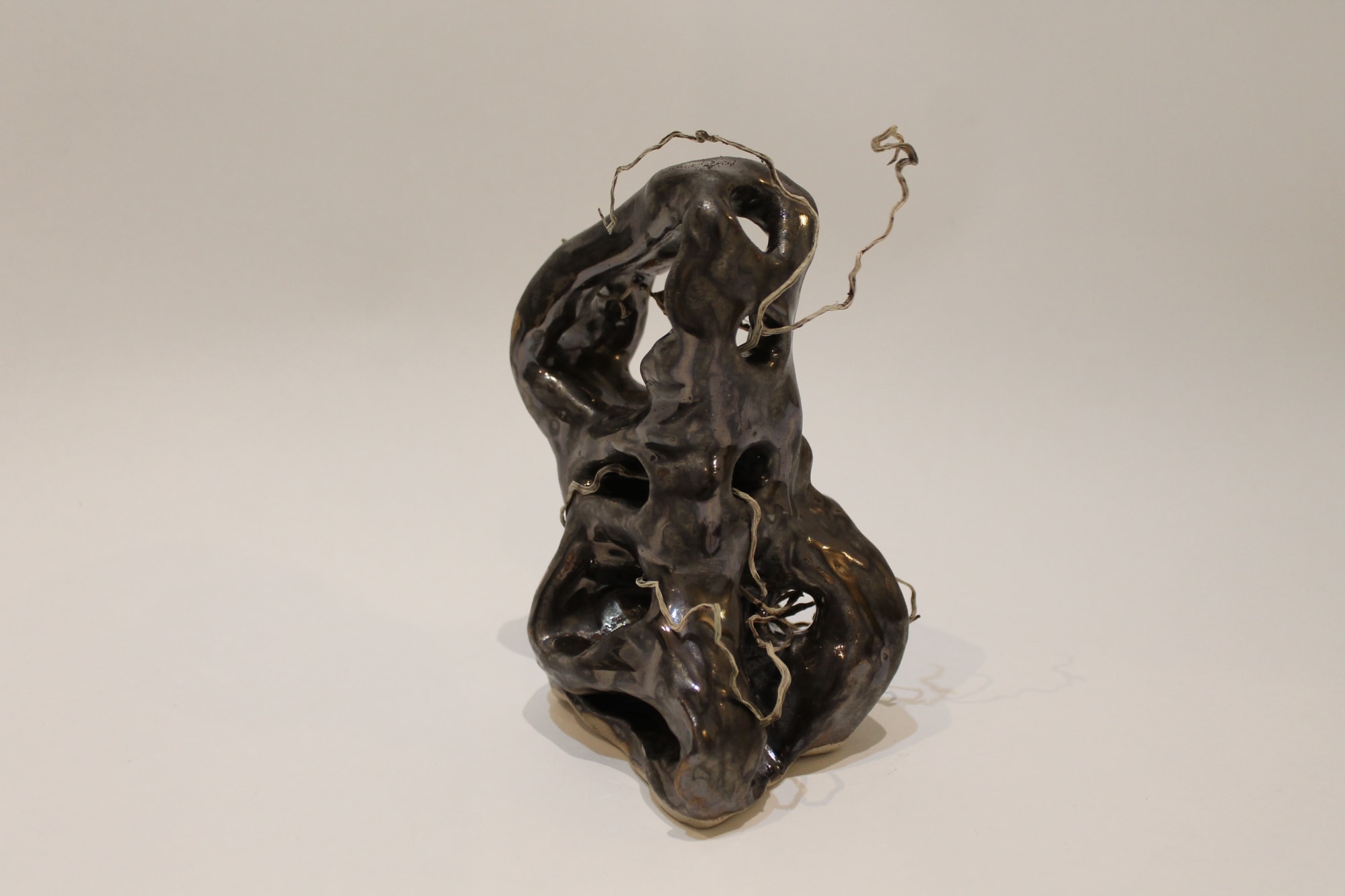 Lola Marine Entangled Dichotomy Glazed ceramic, dried orchid roots 17.5 x 9 x 8cm £570