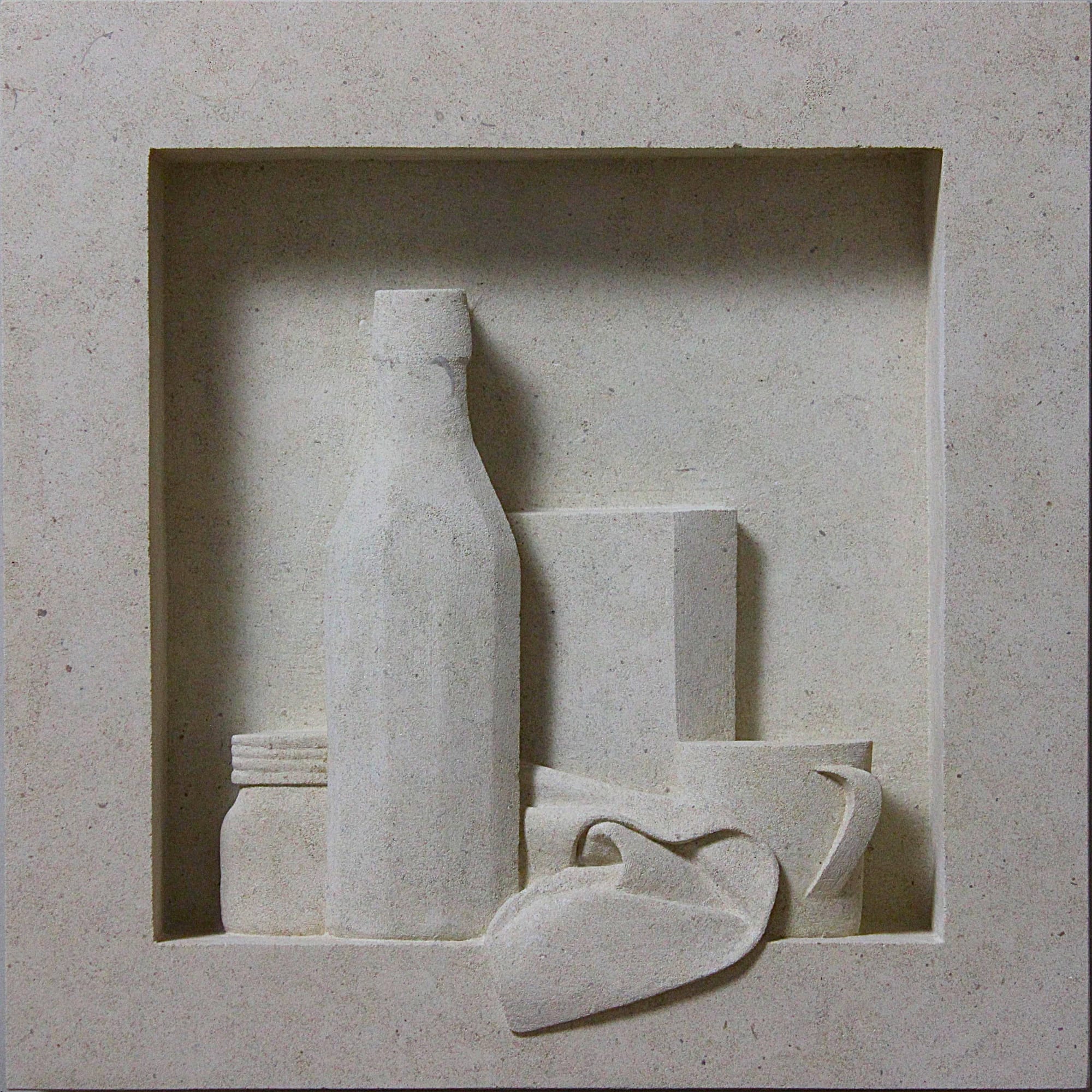 Gabriele Risso Still Life I Carved block, lavoux limestone £2,160