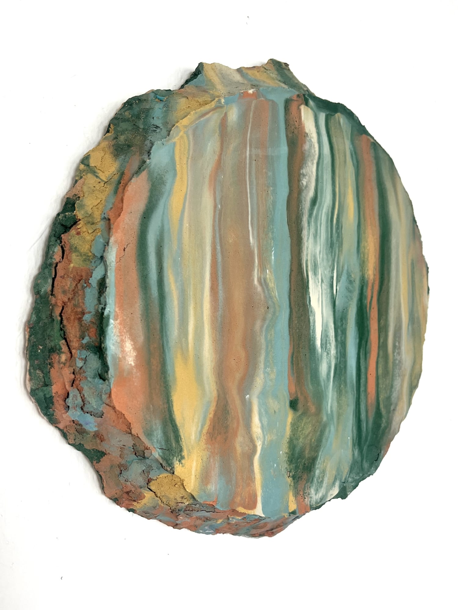 Gill Flett Villefranche-sur-Mer Pigmented mortar and plaster 26 x 26 x 4cm £300