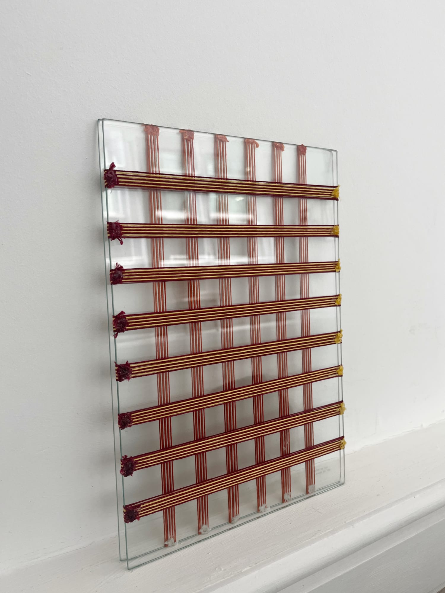 Katya Derksen Stacked #3 Thread and hardened glass 32 x 22.6 x 0.3cm £1,380