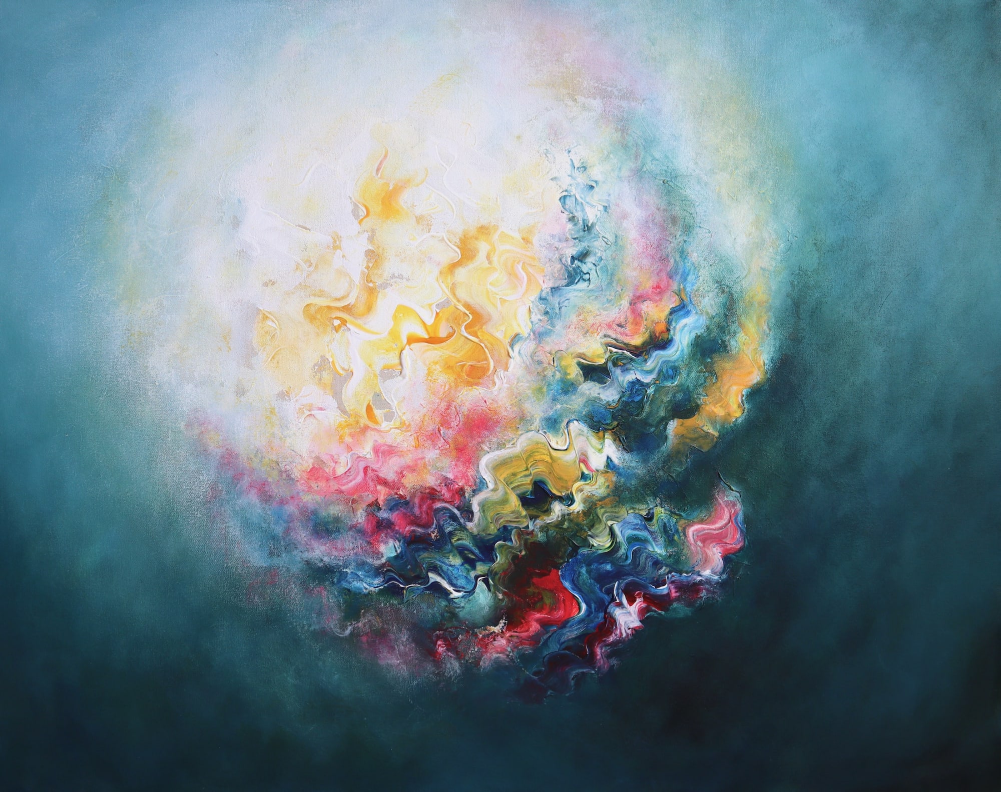 Tam Chianta Thriving Acrylic on canvas 76 x 97cm £960