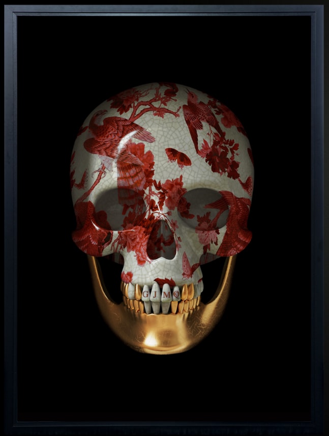 Gary James McQueen Kintsugi Red Hand signed and numbered 3D lenticular Glazed & Framed Limited edition of 75 £4995