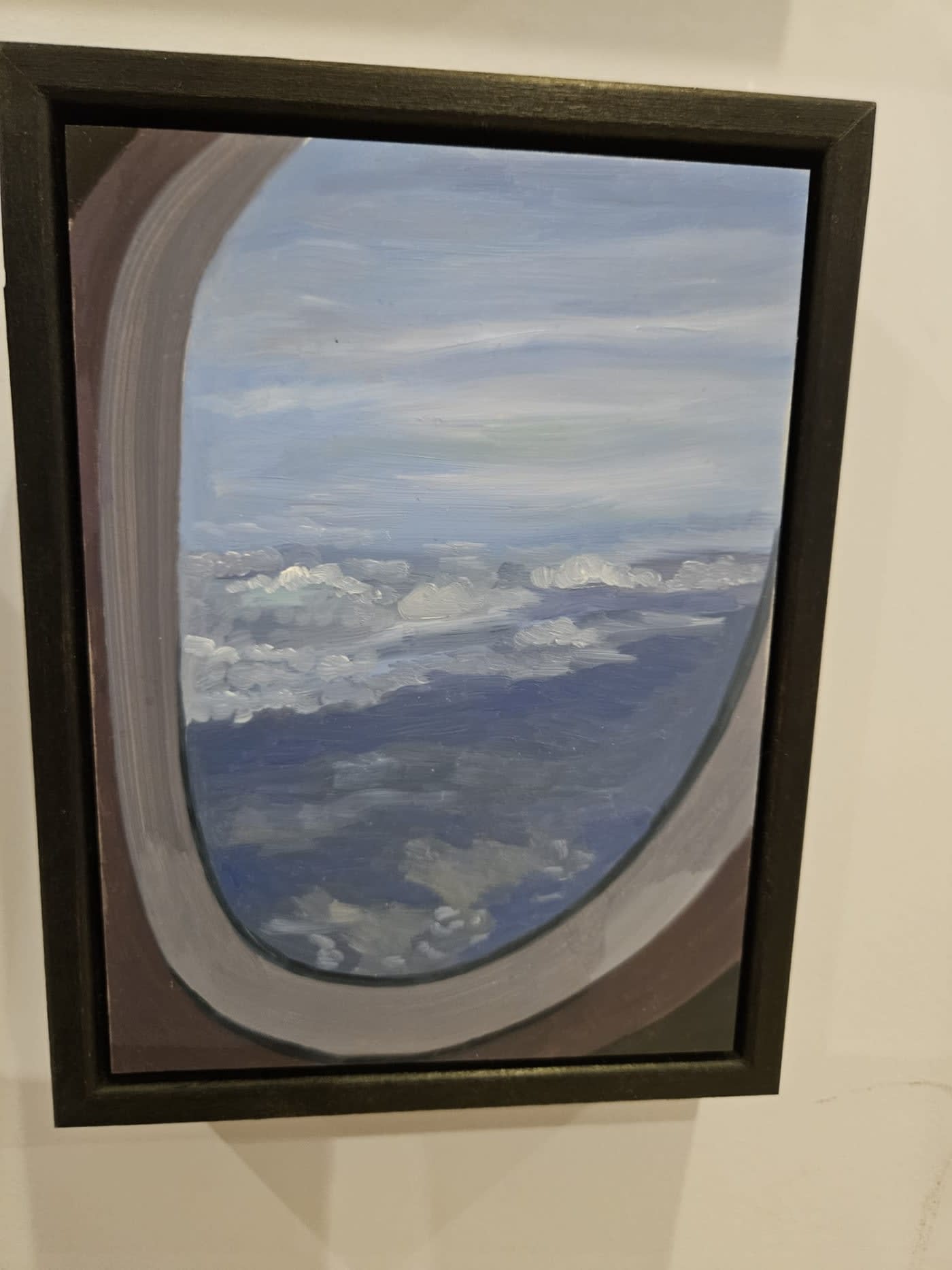 Nicole Price Above the Clouds Oil on Aluminium 17 x 13cm £540