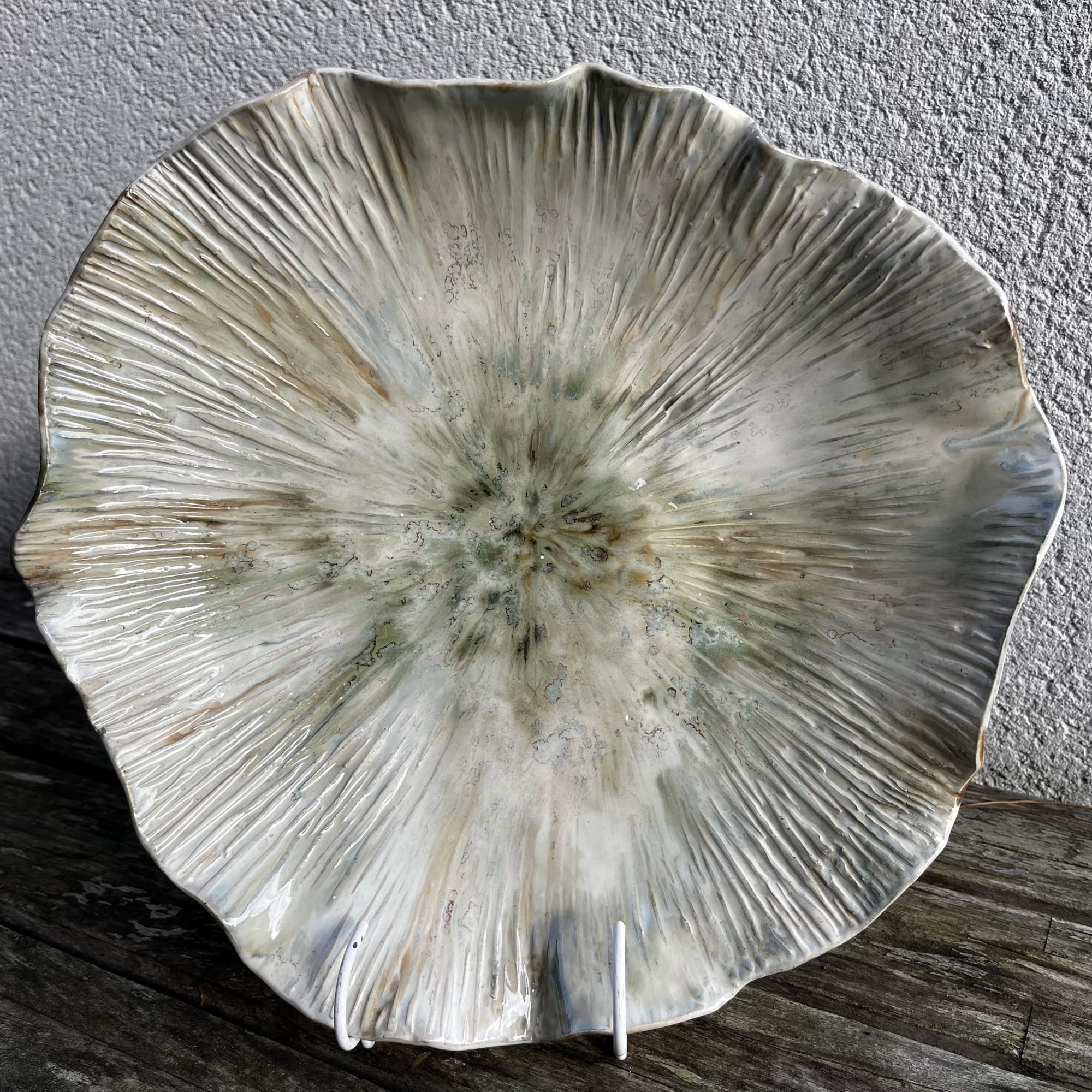 Ruth Sacks Dish II Slab built stoneware White stoneware clay 6x31cm £350