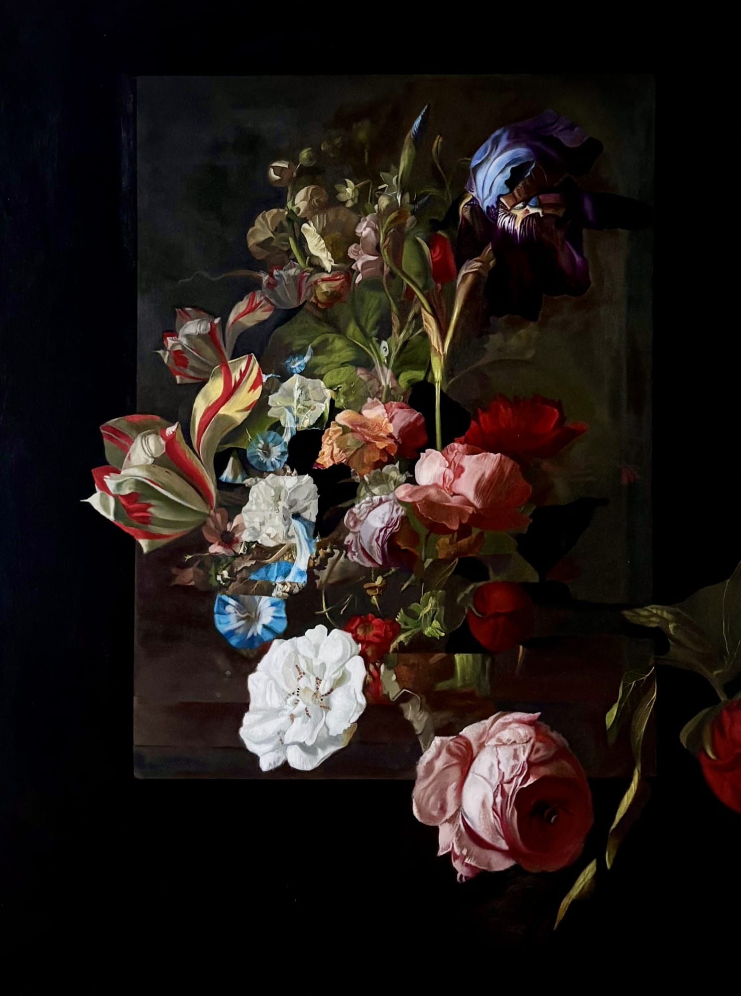 Chris Longridge Infinity Mirror VII Oil on Board 60cm x 80cm (68cm x 88cm framed) £2200