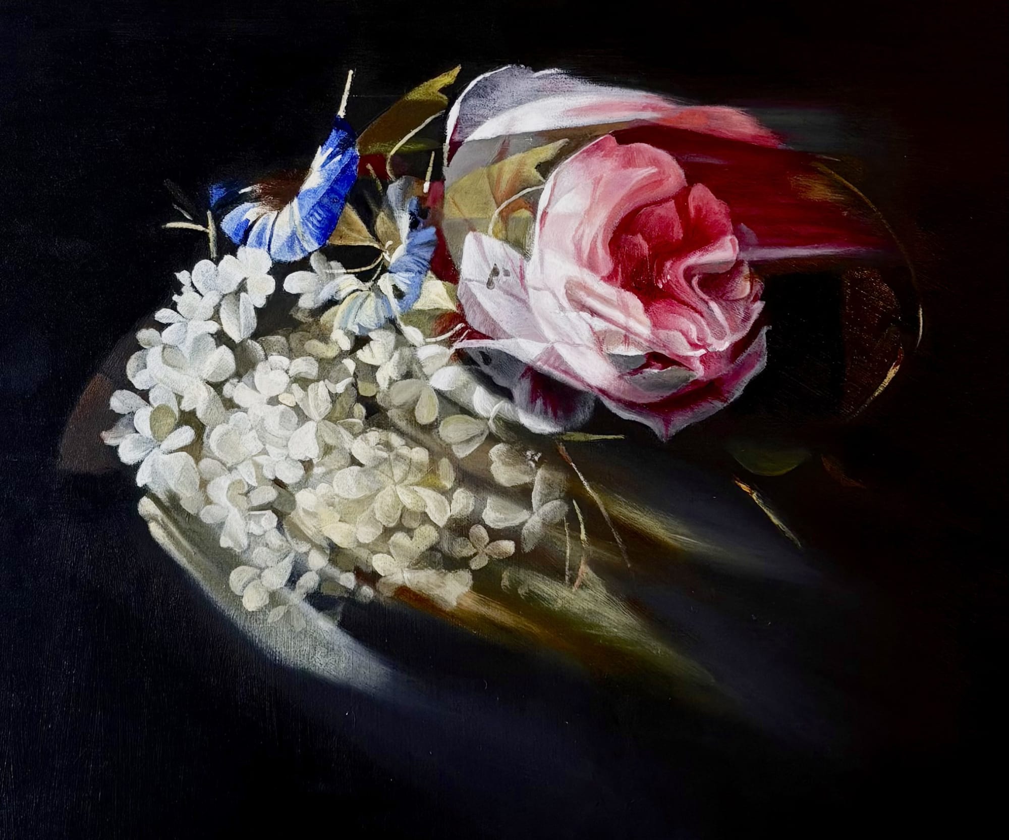 Chris Longridge Microcosm II Oil on Board 28cm x 23cm (32cm x 27cm framed) £300