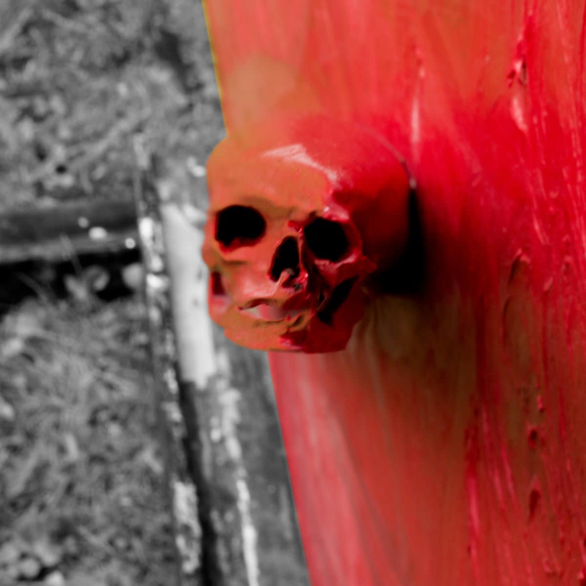 Title: Tribute to Holbein in other Dimensions Artist: Jonty Hurwitz Date: 2016 Materials: Oil on aluminium and resin Dimensions: 200 x 115 x 25cm Edition Size: 1 Download in High-Res