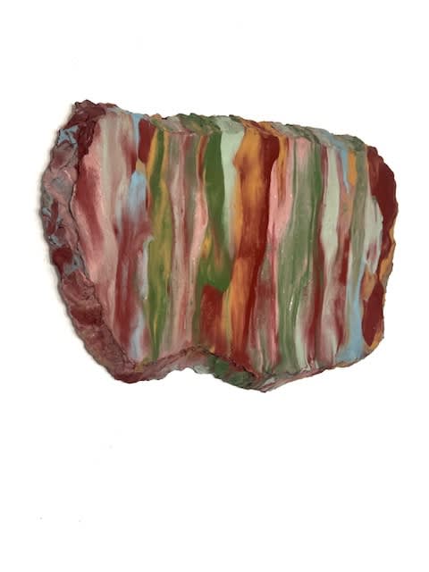 Gill Flett Stratigraphic Memory (South of France) Pigmented mortar and plaster 27x44x4 cm £300