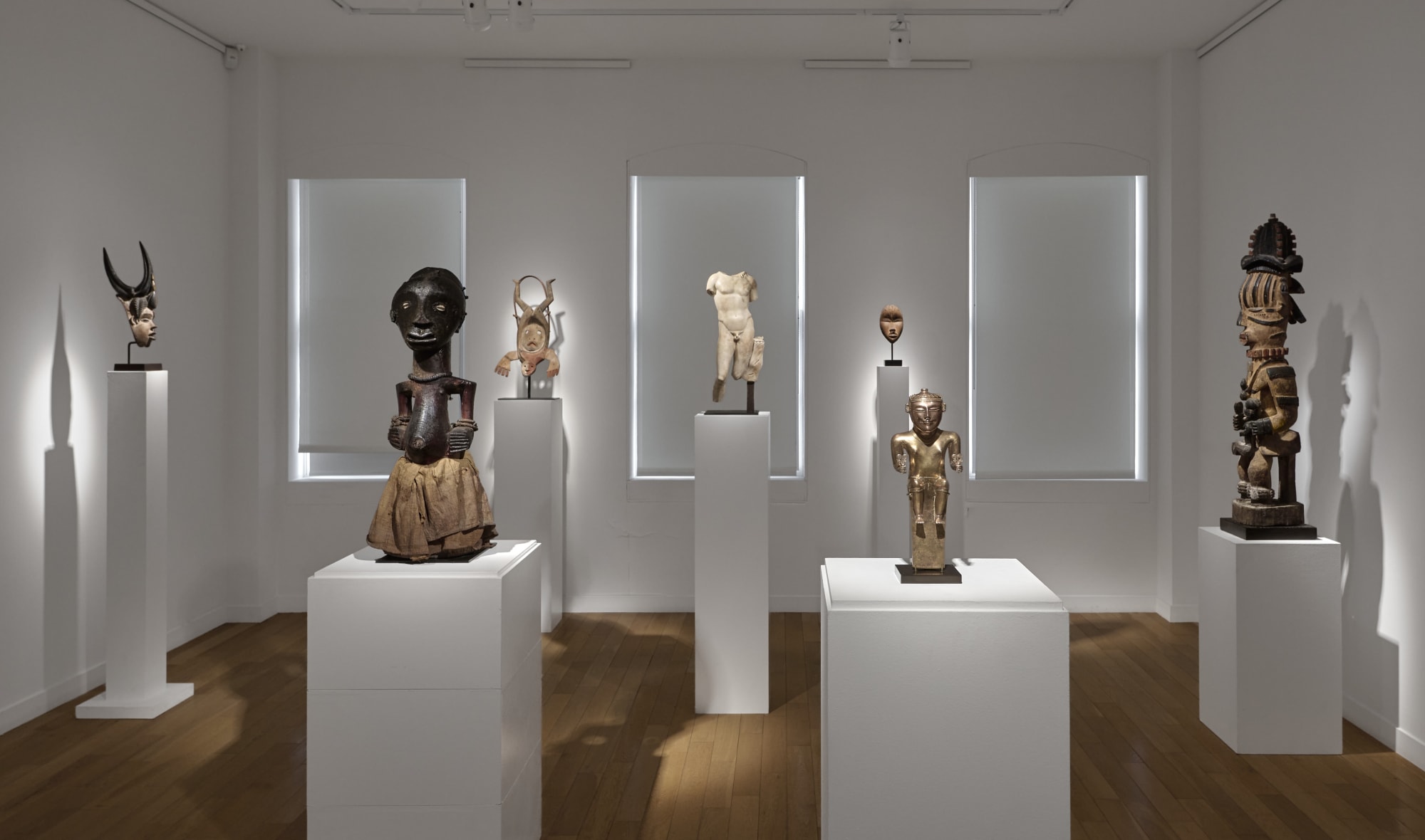 Installation view of Power Figures