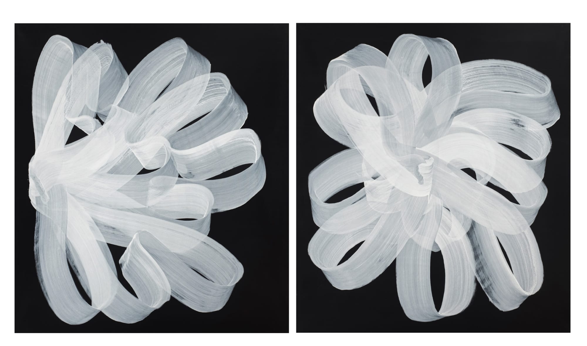 PIVOINE , 2018 Acrylic on cavas 180h x 320w cm