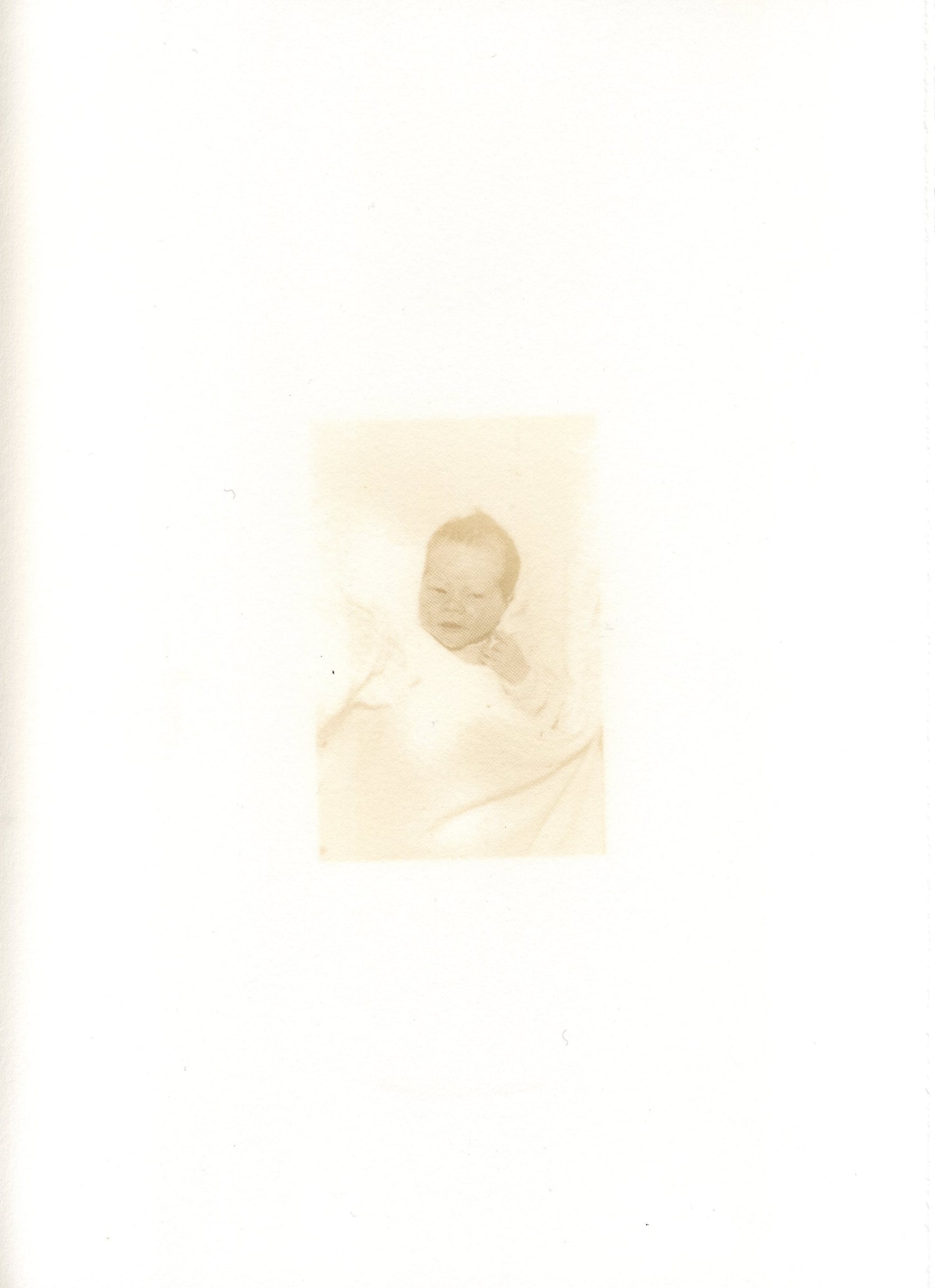 My perfect person, 2009 Nicotine on paper 12 x 9 inches