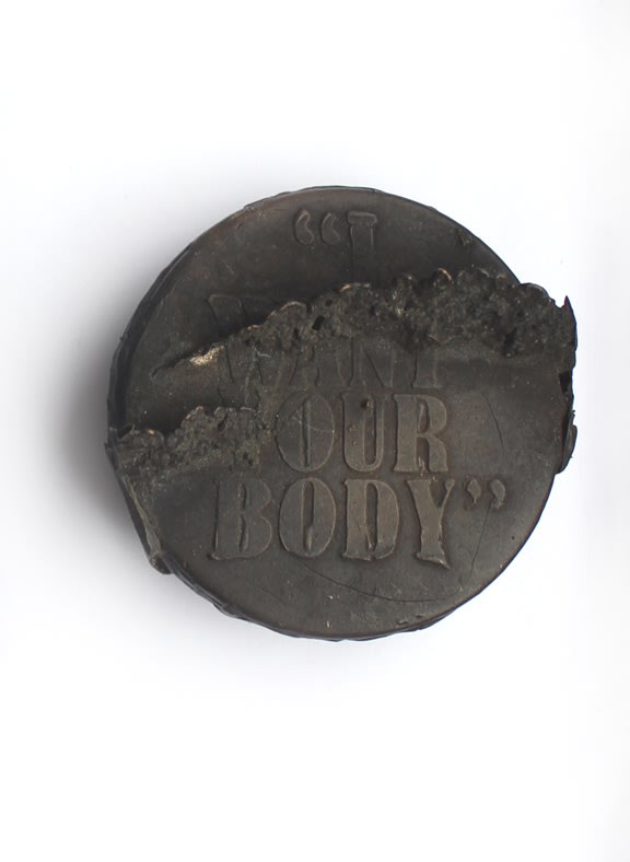 I WANT YOUR BODY, 2012 Bronze 2.5 inches