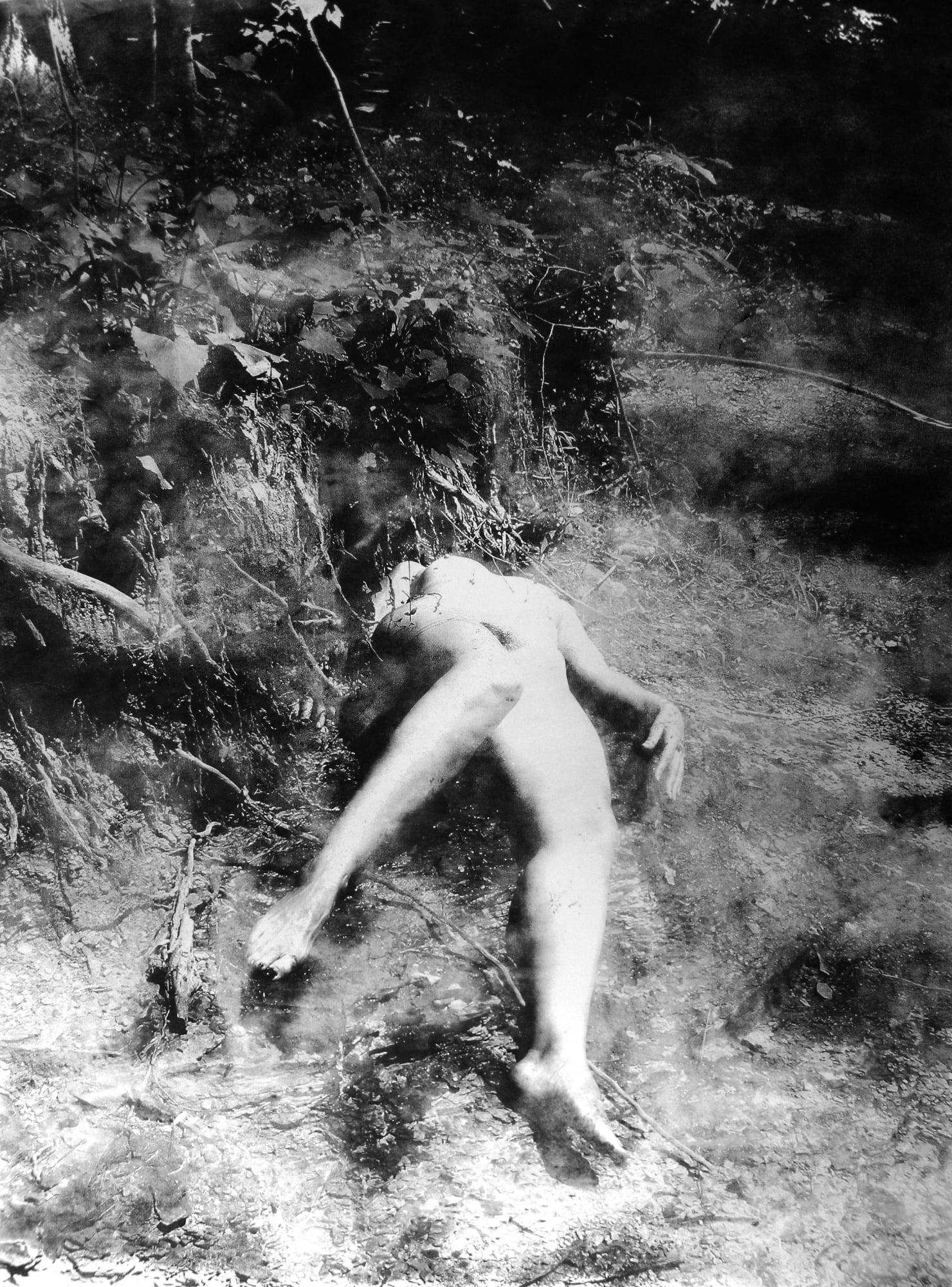 Etant Donnes, 2010 Powdered graphite on paper 66 x 50 inches