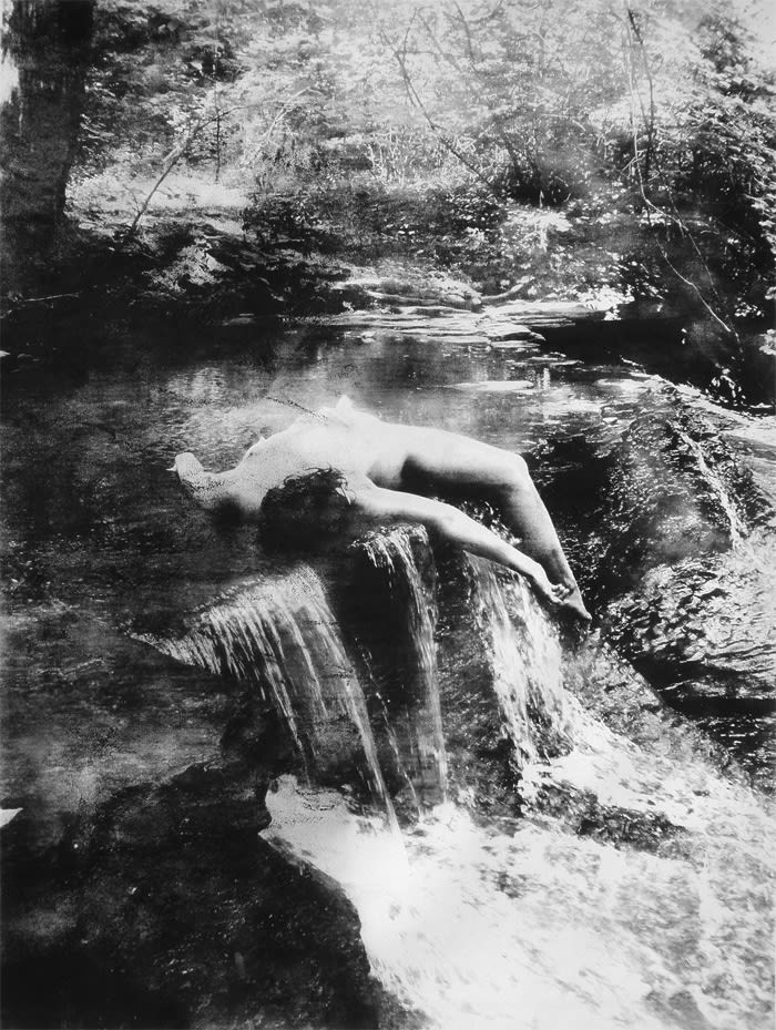 Etant Donnes, 2010 Powdered graphite on paper 50 x 38 inches