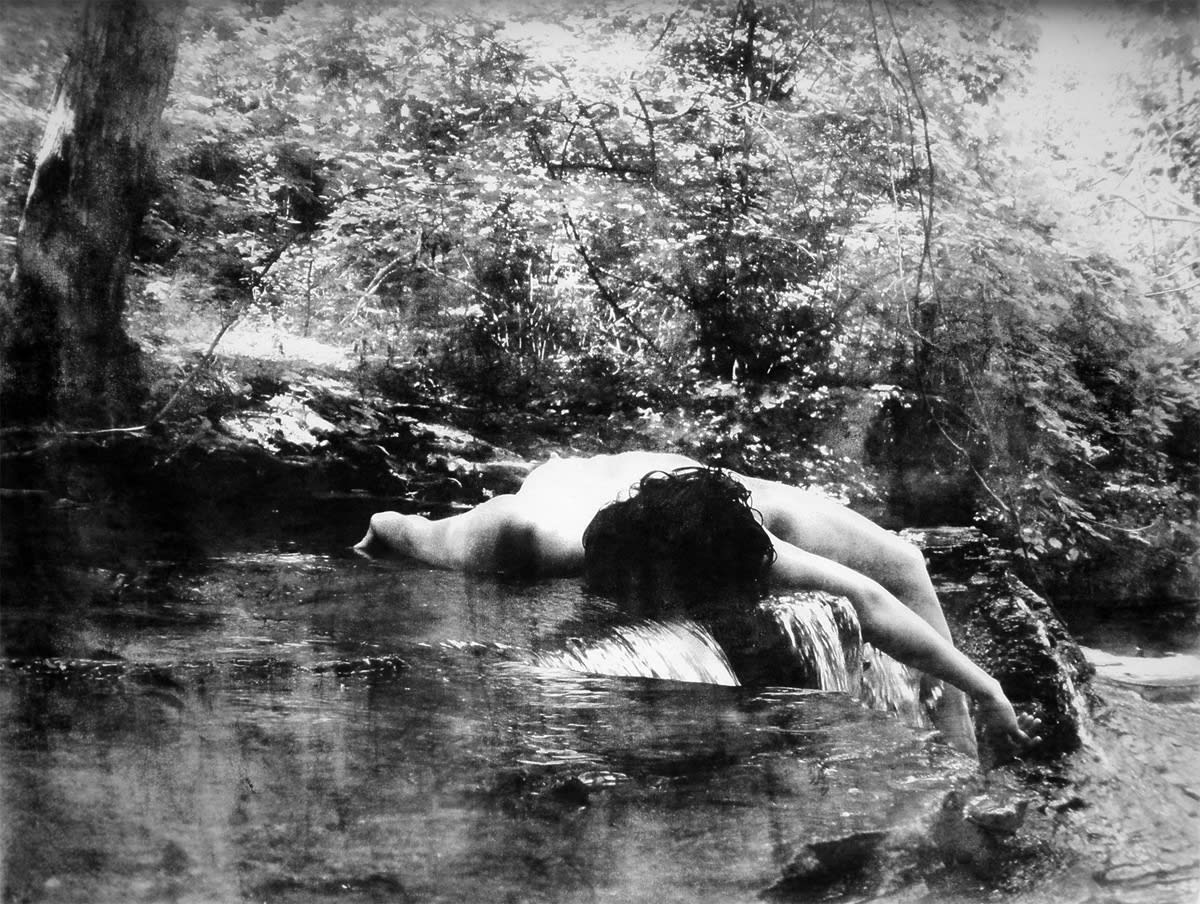 Etant Donnes, 2010 Powdered graphite on paper 38 x 50 inches