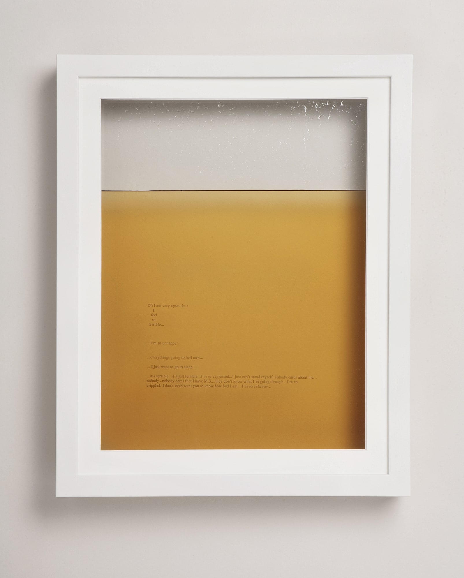 I just want to go to sleep, 2007 Alcoholic cocktail in glass frame 18 x 14 inches
