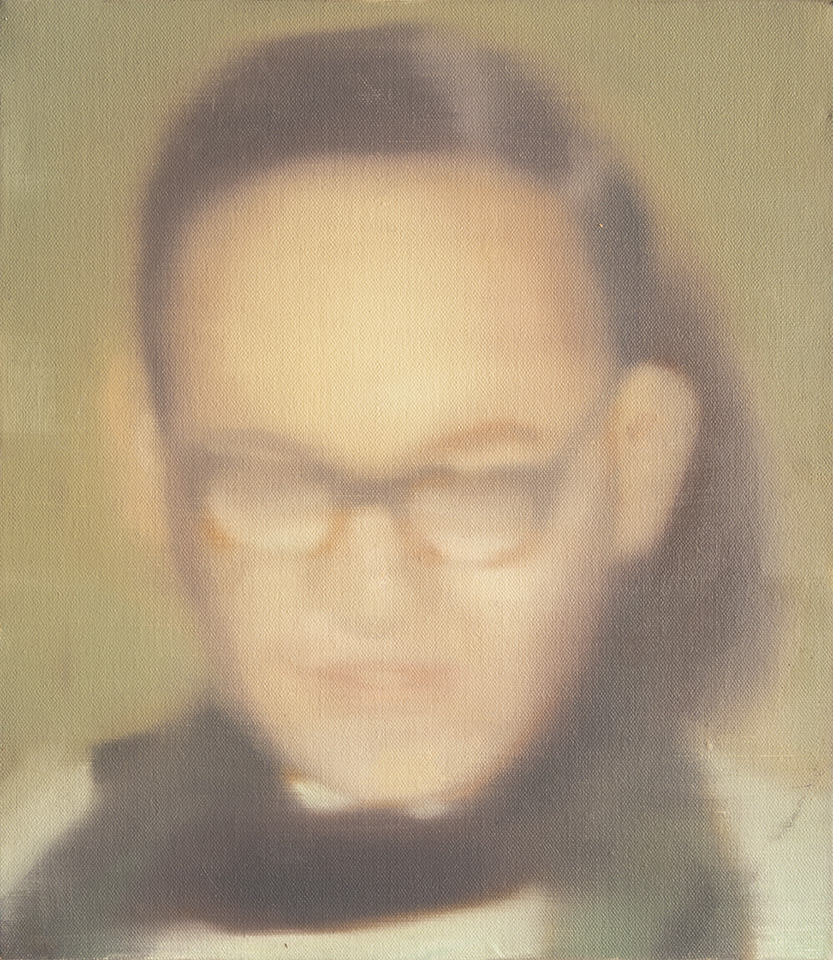 Priest, (Sad Young Man on a Train #095), Oil Paintings, 1992-2002, 2022 Oil on Linen 16 x 14 in