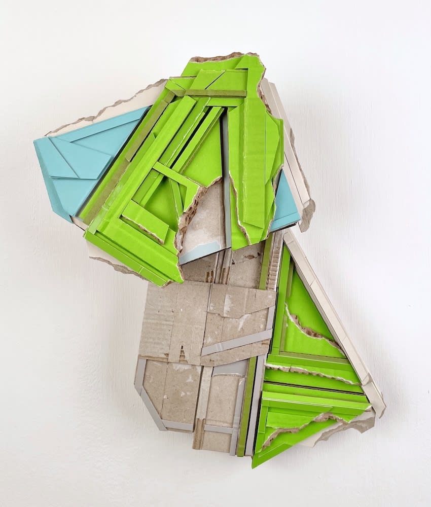 Found (unpainted) cardboard, foamcore