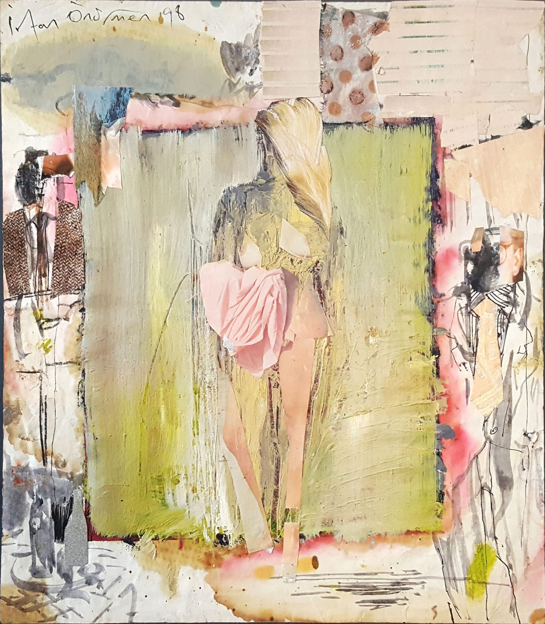 Mixed media on paper