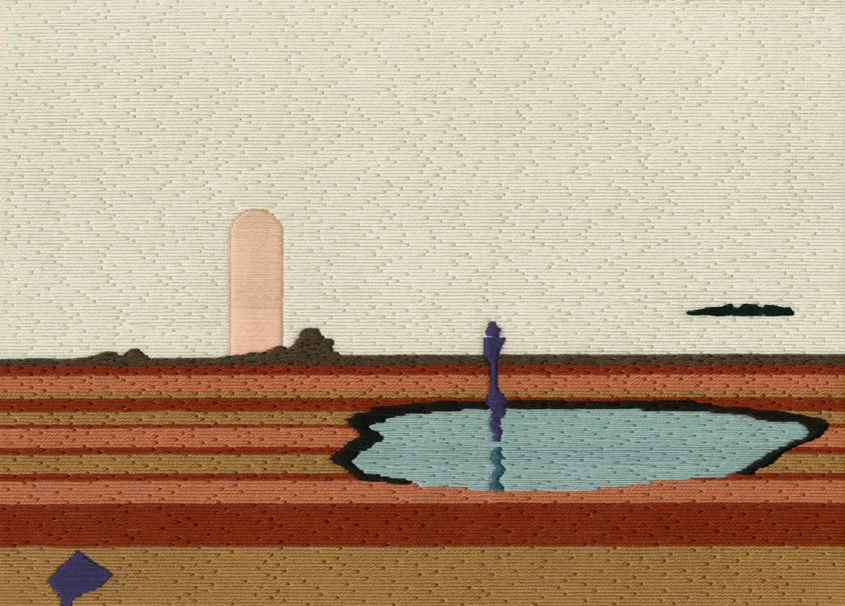 Nyadzisa, 2022 Wool and cotton needlepoint tapestry