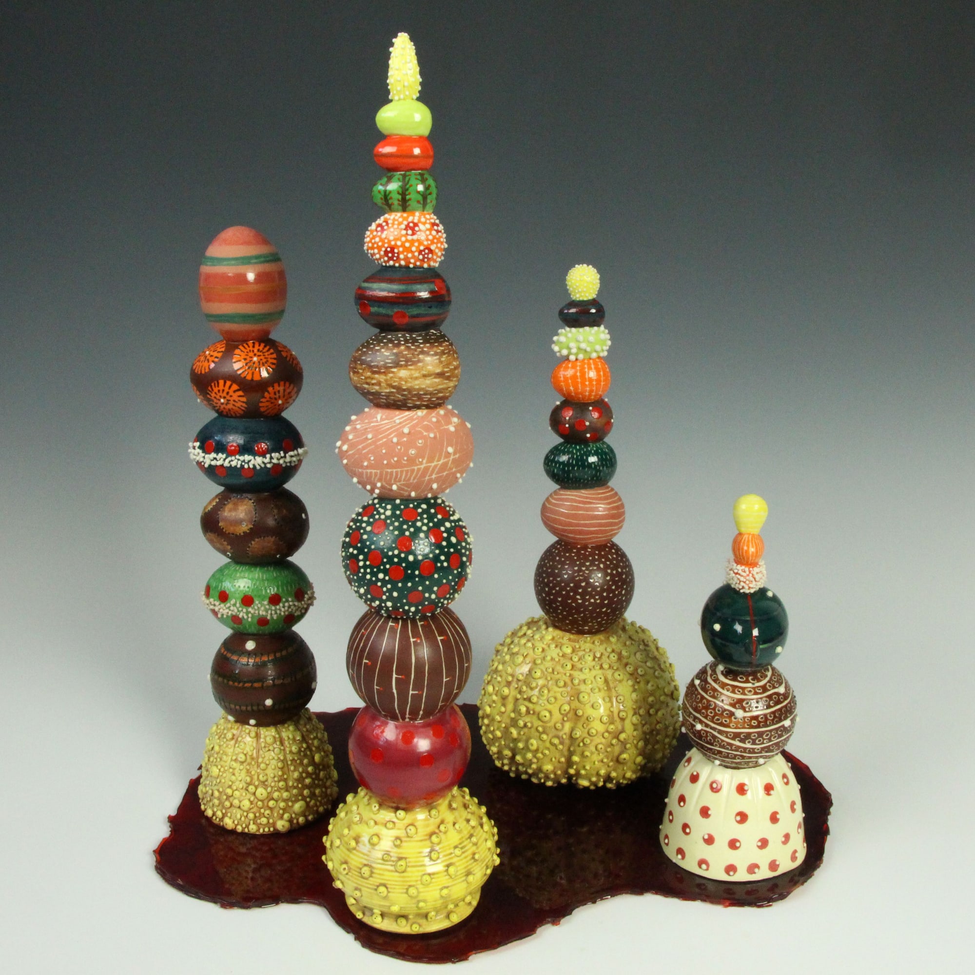 The Beauty of Insignificance, 2014 Slip-cast and handbuilt porcelain, underglaze, glaze