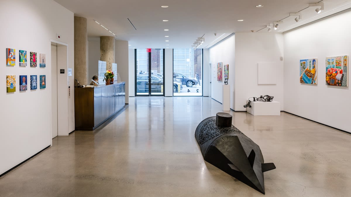 In her space installation