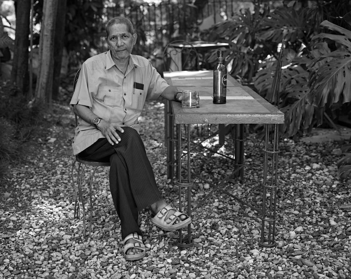 Patrick Elie at Plaisance Restaurant, Turgeau, May 2013 pigmented inkjet print on paper