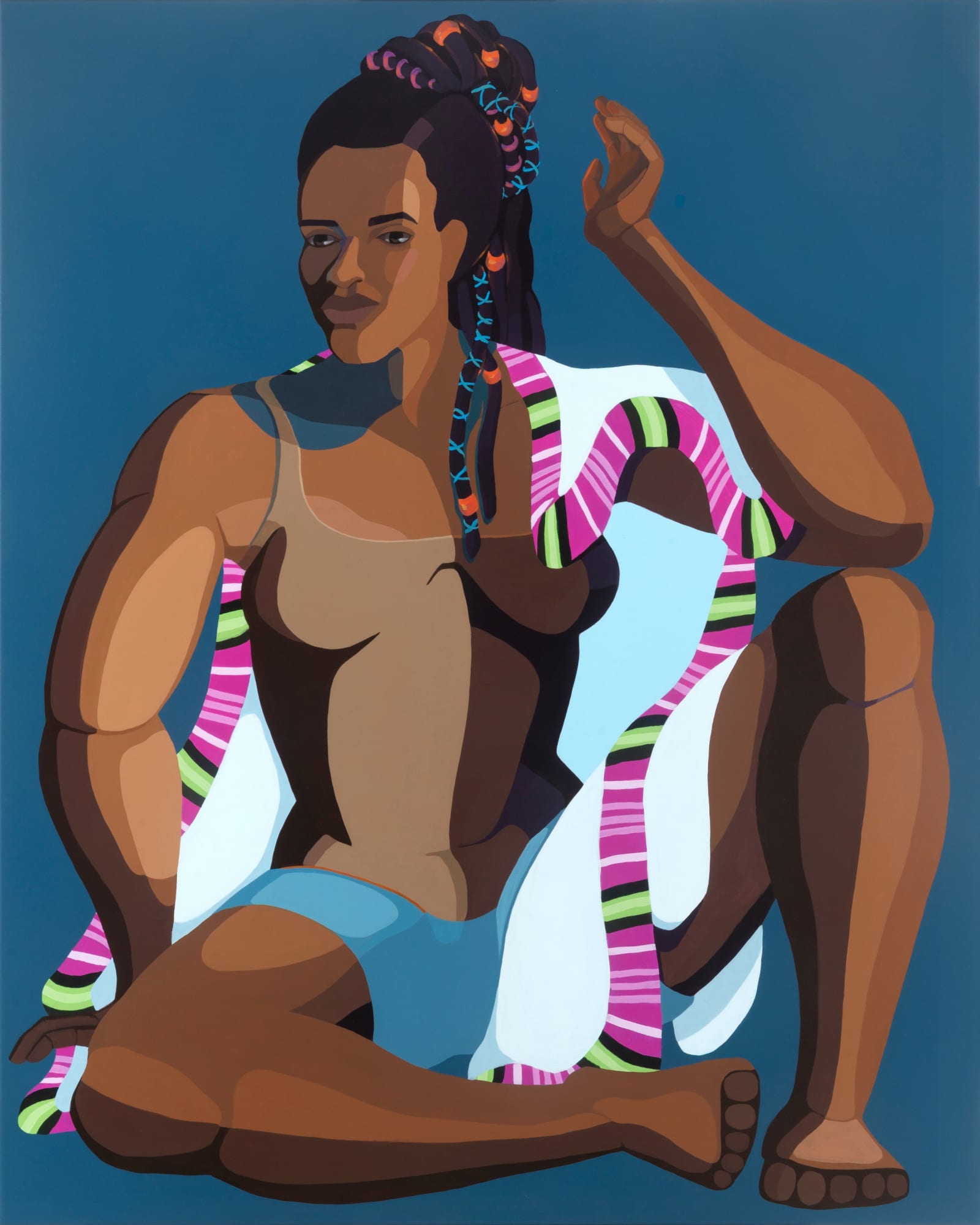 Figure in Shape, 2020 acrylic on canvas