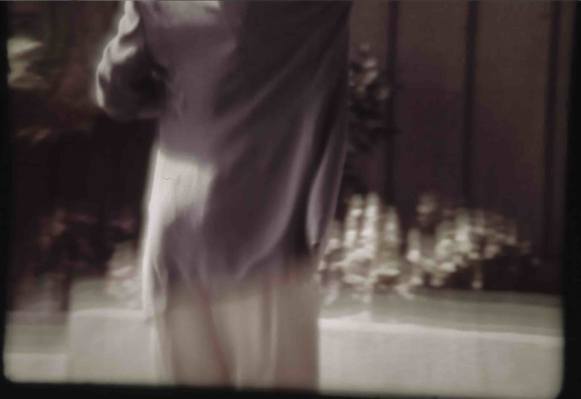 Universal Woman, 2020 16mm transfer to digital, ink and bleach on celluloid transferred to HD