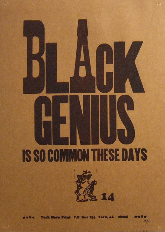 Letterpress poster