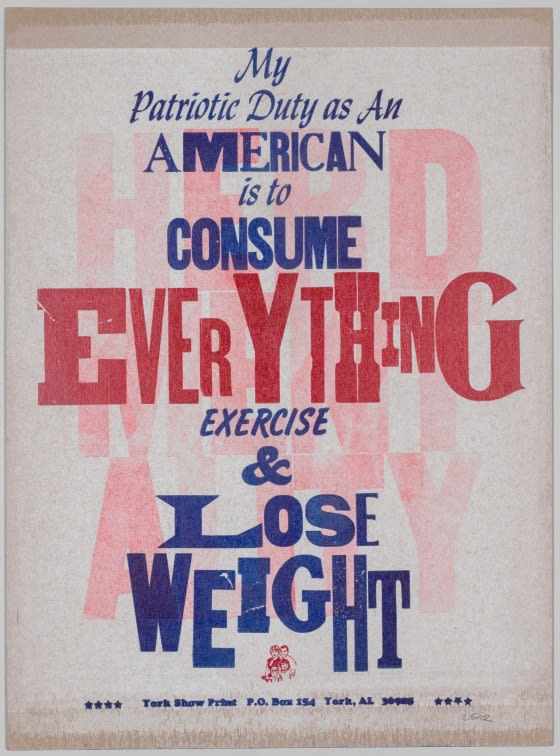 Letterpress poster