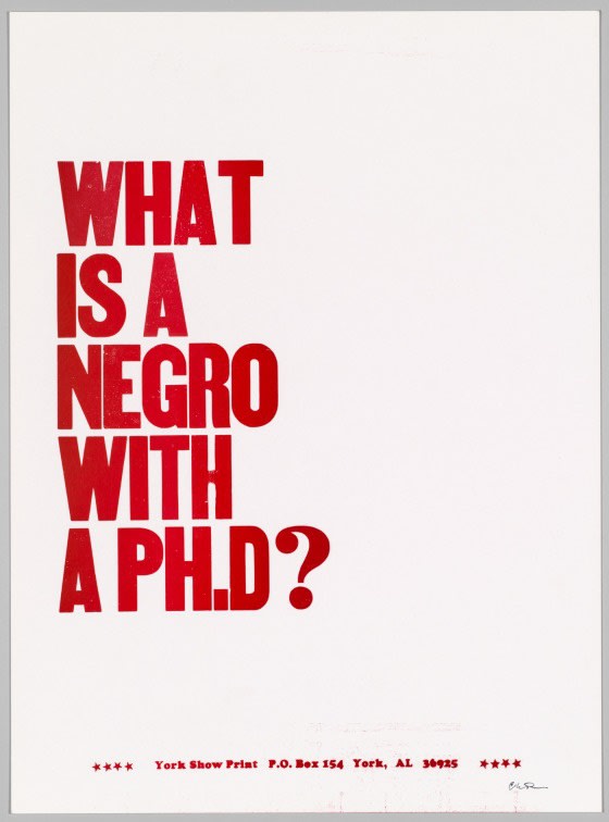 Letterpress poster