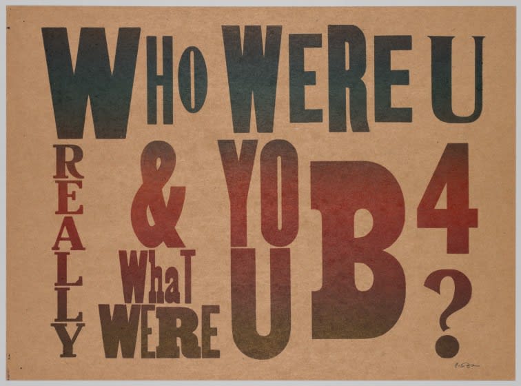 Letterpress poster