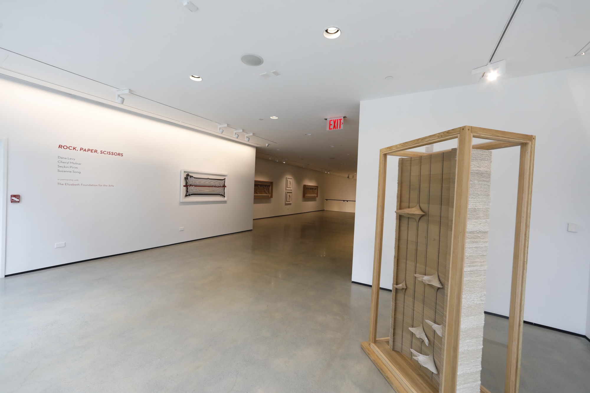 Rock, paper, scissors installation