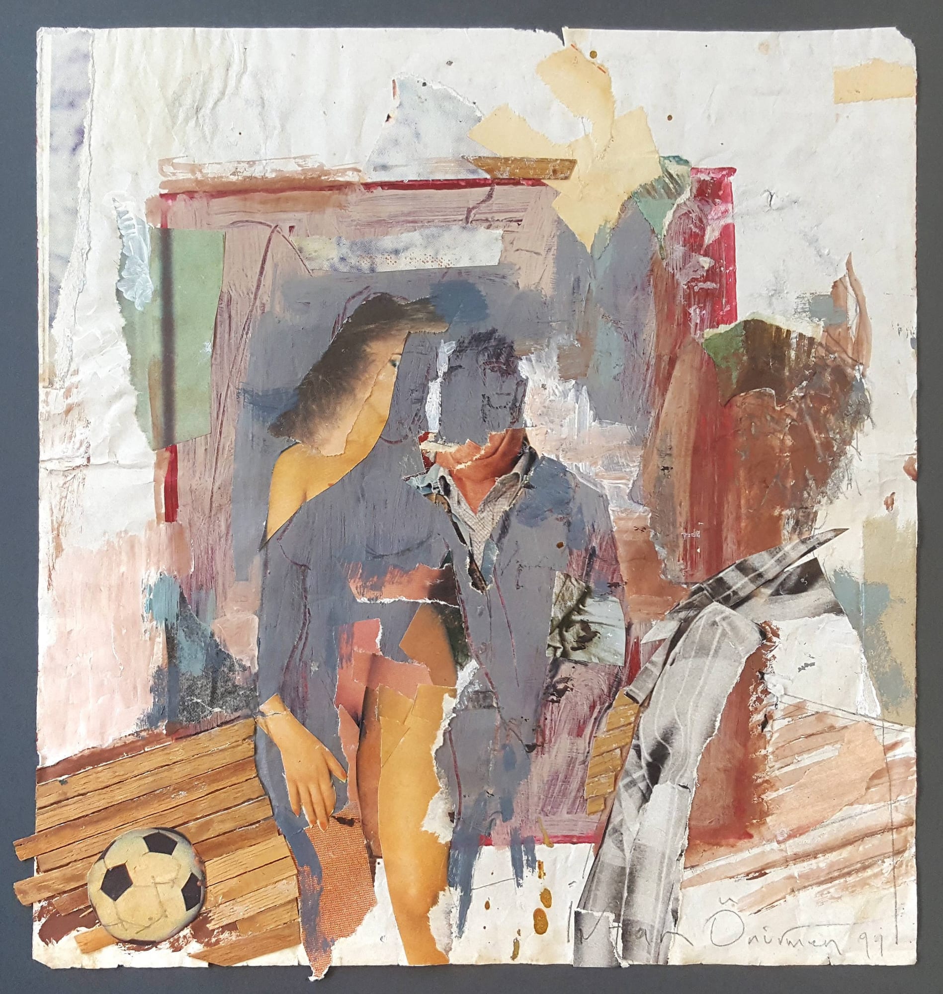 Mixed media on paper