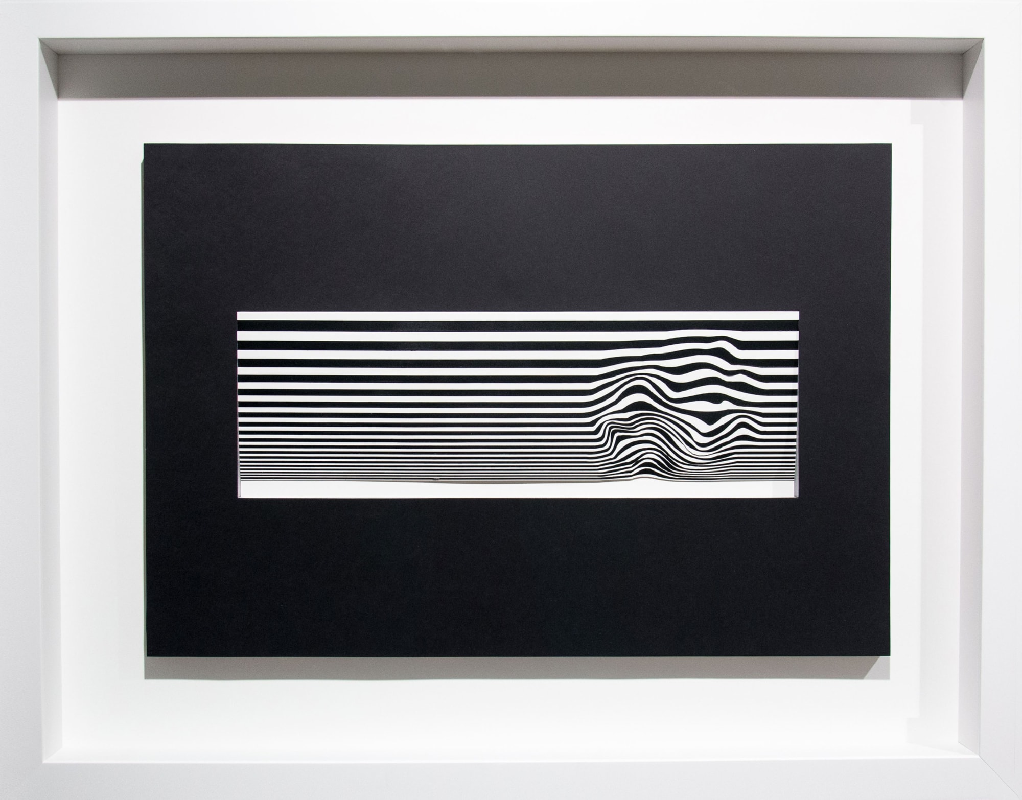 Black Vibration, 2018 Hand painted on 300 gr bristol paper