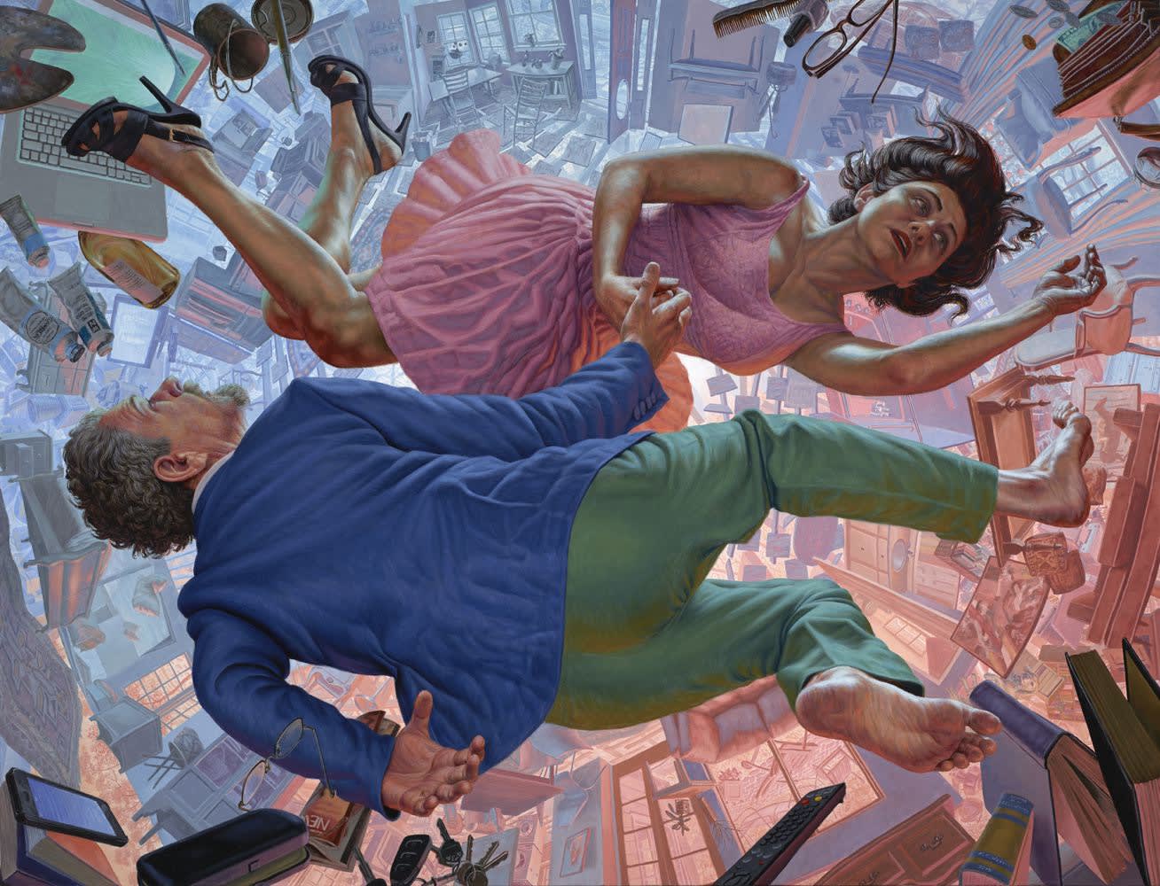 Dancing at the Edge of Time, 2015 Oil on polyester canvas