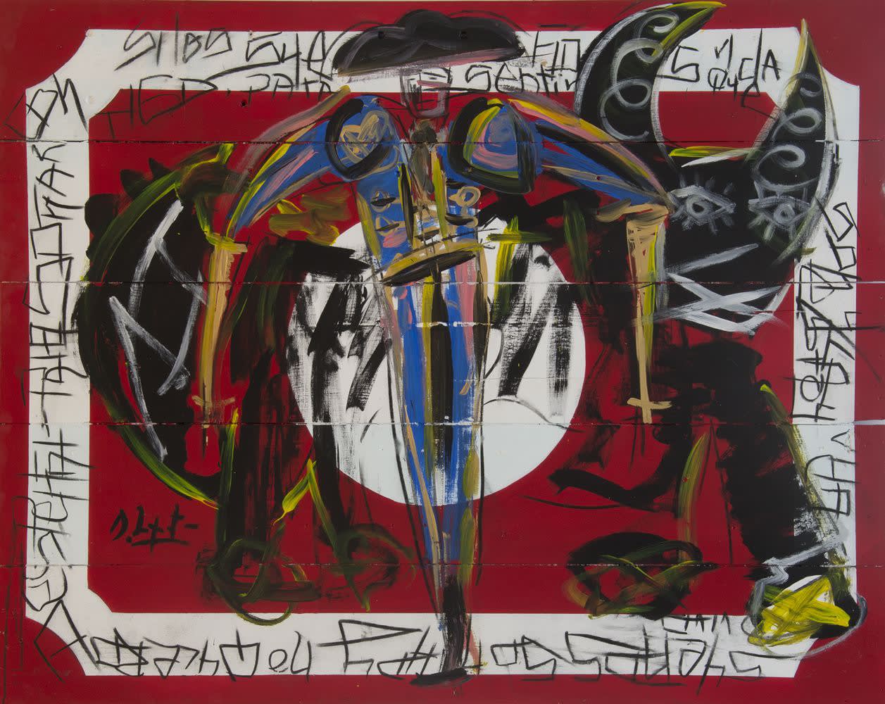 Manolete, 2014 on recto acrylic on wood