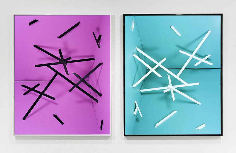 RYAN PEREZ, B.O.G.O. VISION (LAVENDER & TEAL), 2014