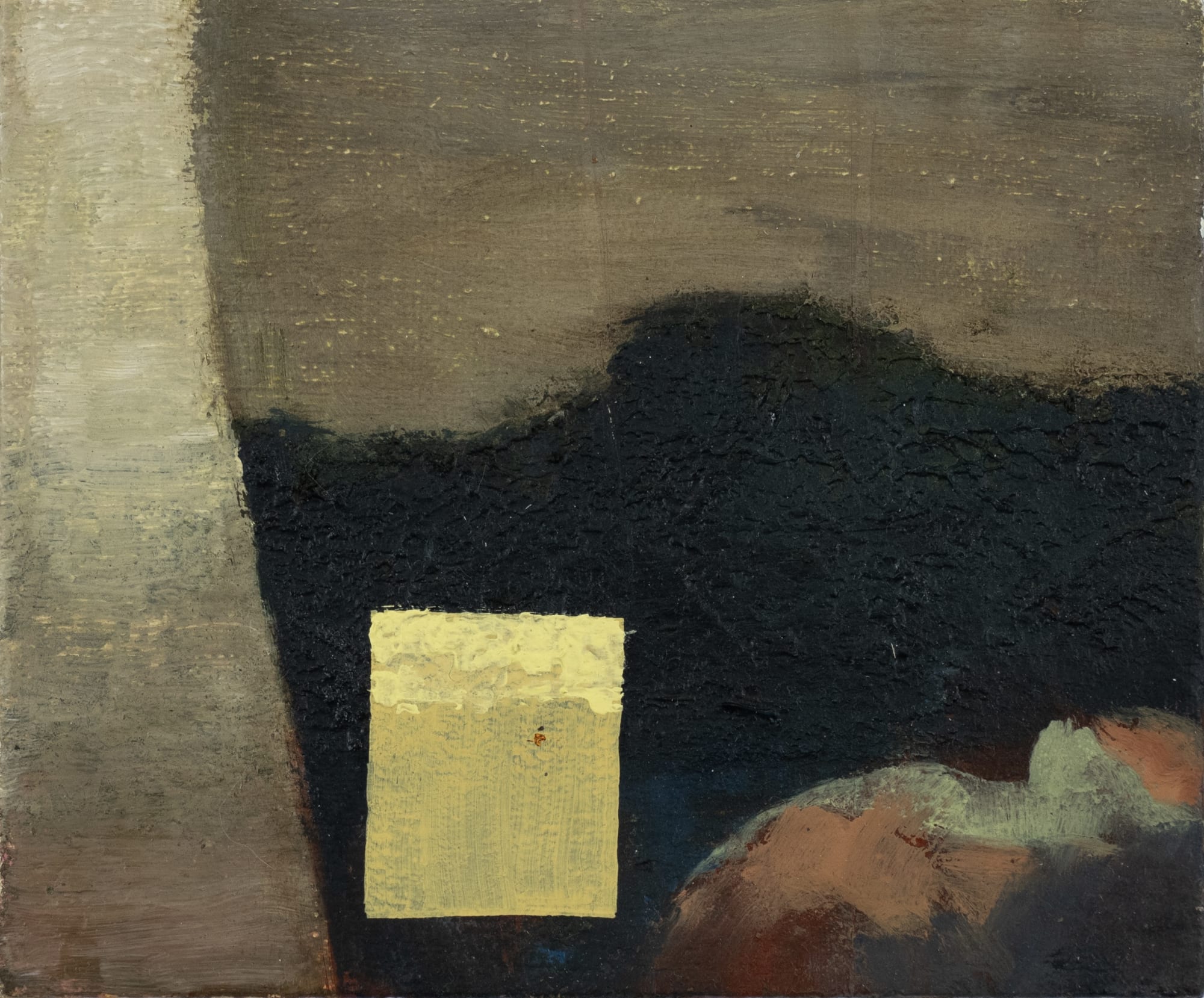 ERIC CLINTON ANDERSON GHOST JUNIPERS III (PORTAL), 2023 Oil on linen on handmade panel 5 x 6 in (12.7 x 15.2 cm)