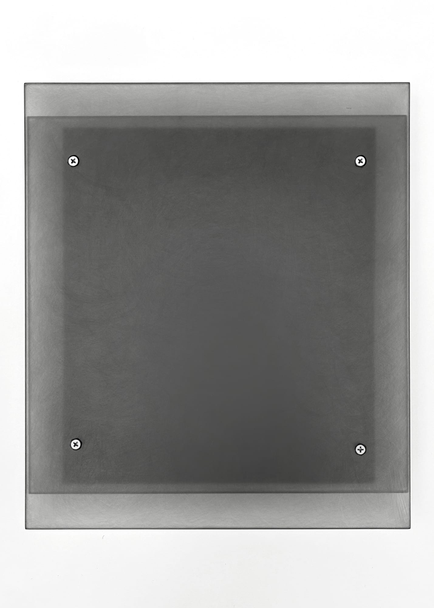 SARAH LEAHY DARK ROOM, 2015 Ink painted on plexiglass, 3 panels 14 x 12 x 1 in 35.6 x 30.5 x 2.5 cm